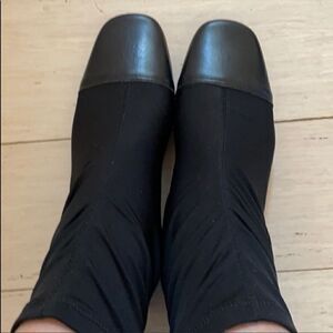 ALL BLACK COCO BOOTIES.  NEW